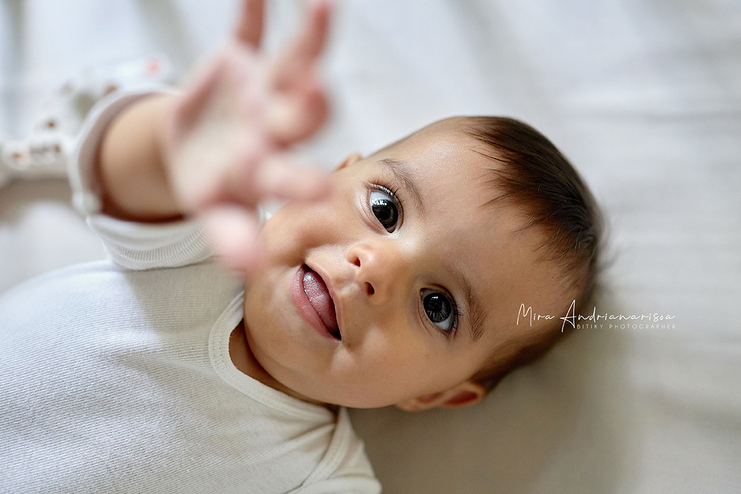 3 month baby session for Rockin'Blinks